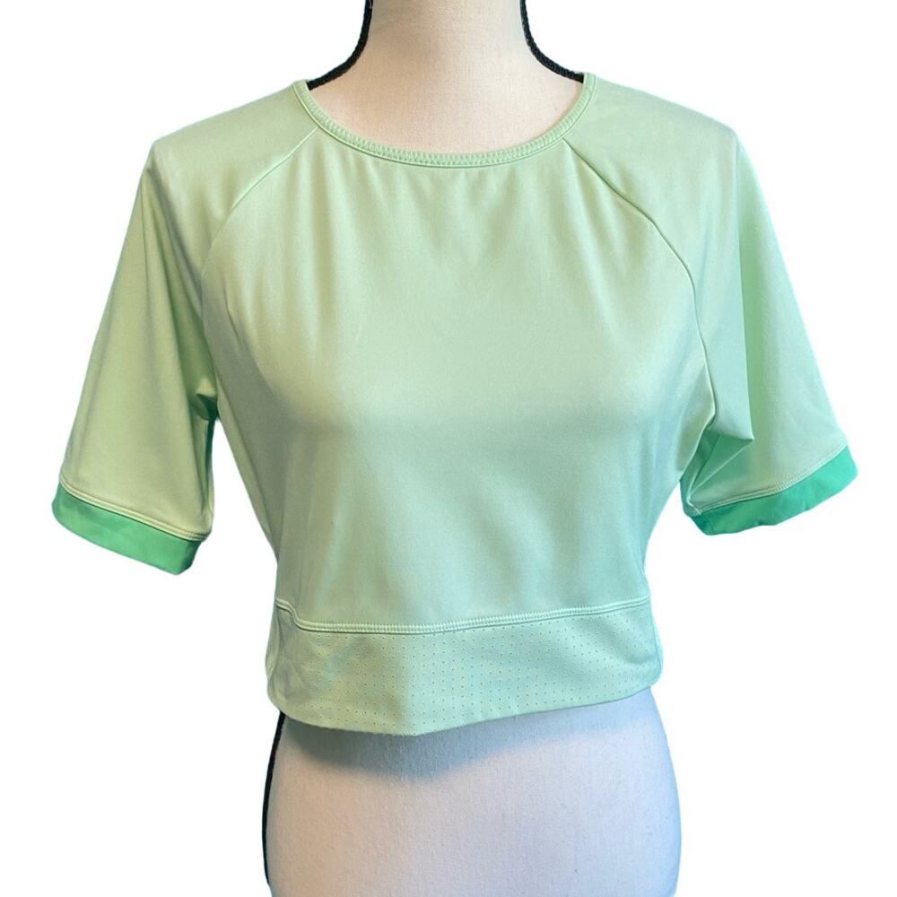 Fabletics Avah Color Block Athletic Crop Top Women's XXL